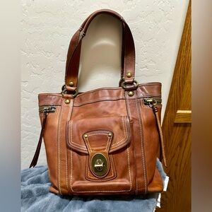 Coach Vintage 65th Anniversary Legacy Gigi whiskey tote